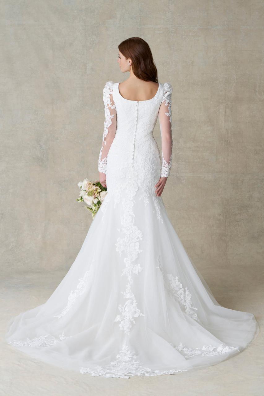 M805 Modest Wedding Dress