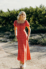 Jamie Modest Midi in Berry Crush