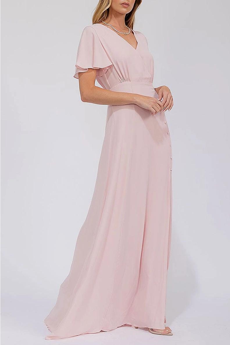 Ellen Modest Maxi in Blush