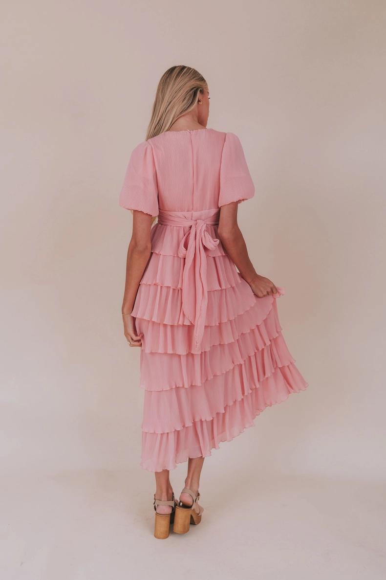 Meredith Modest Maxi in Pink