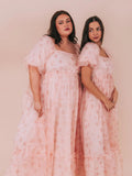 Hadley Modest Maxi in Pink A Boo