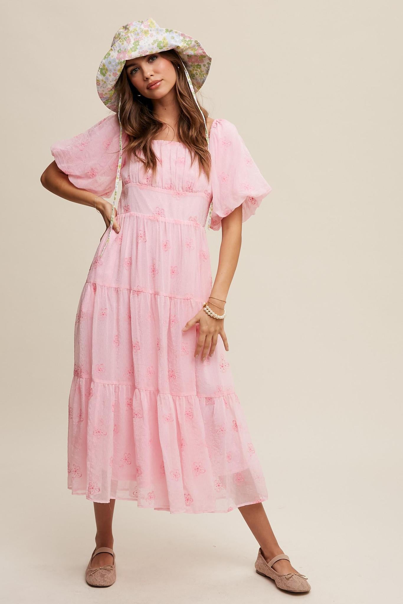 Jessica Modest Maxi in Ballerina Pink