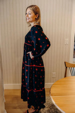 Felicity Modest Midi in Firefly Red
