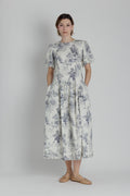Skye Modest Midi in Navy