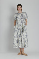 Skye Modest Midi in Navy