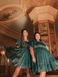 Alexis Modest Dress in Emerald