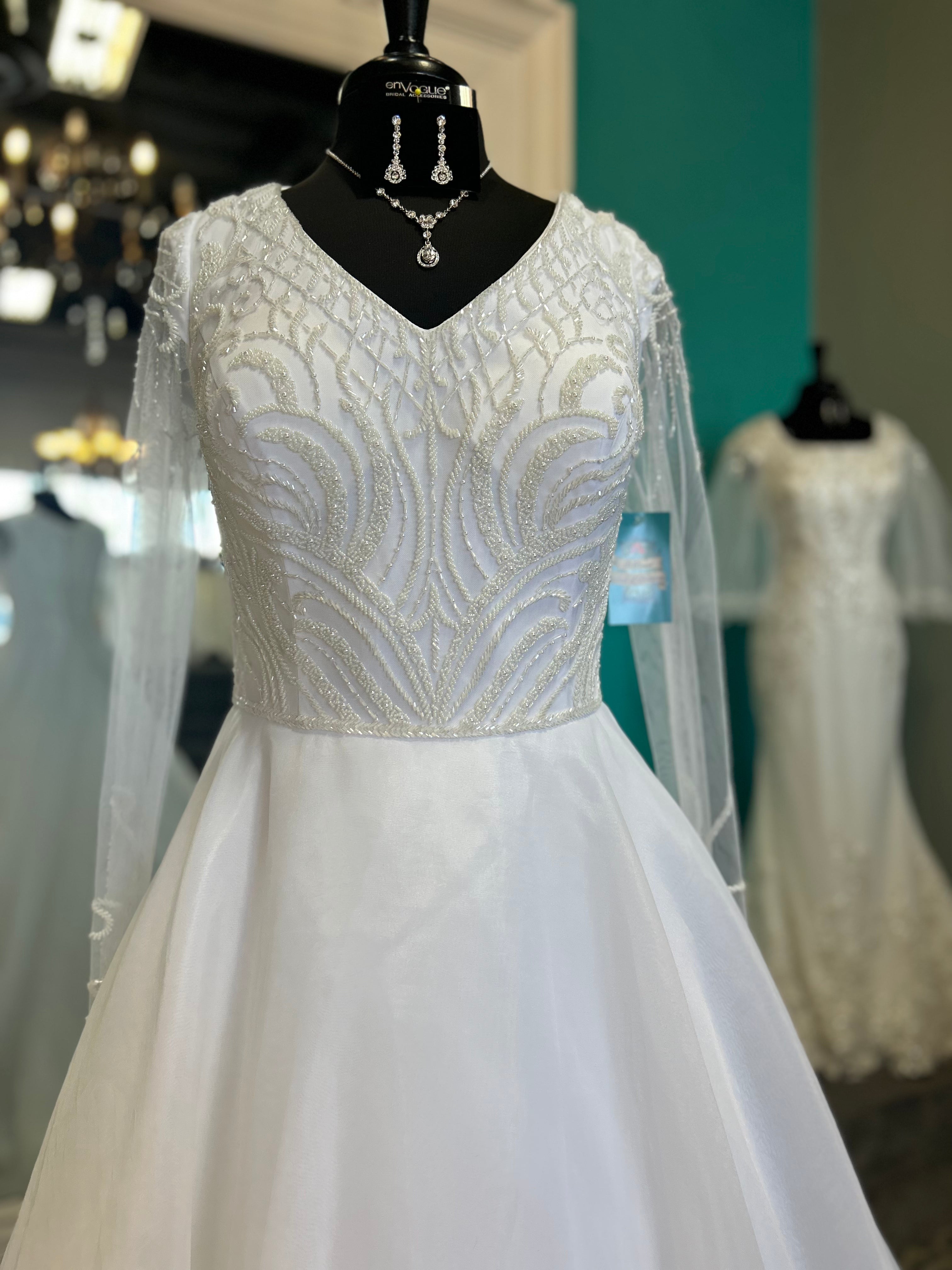 28127 Modest Wedding Dress