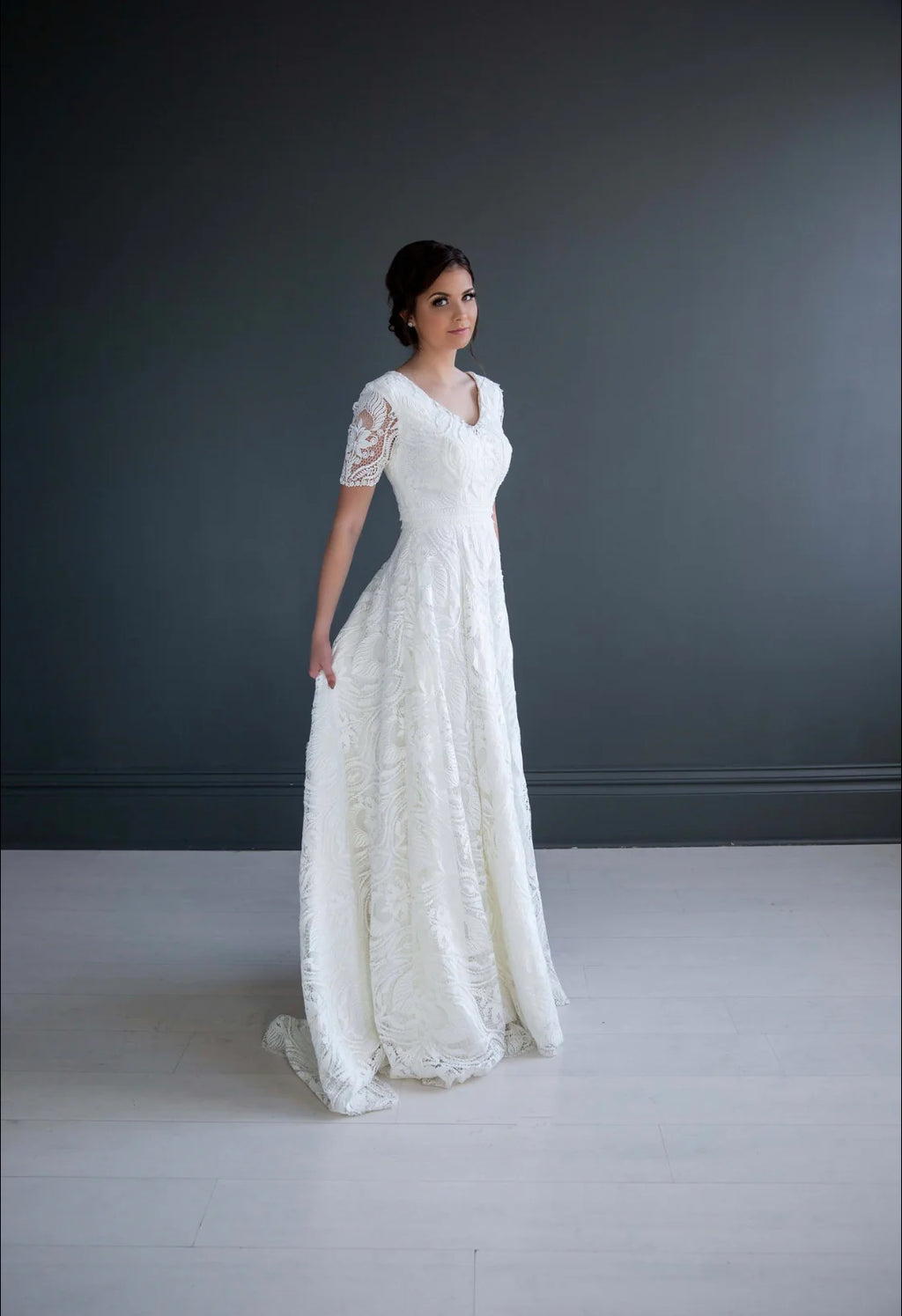 Bria Modest Wedding Dress