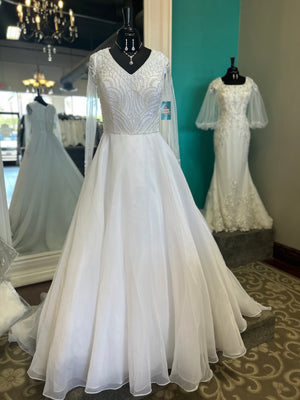 28127 Modest Wedding Dress