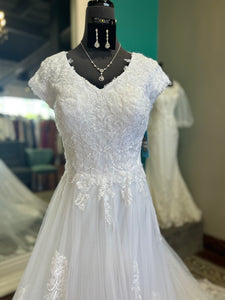 28135 Modest Wedding Dress