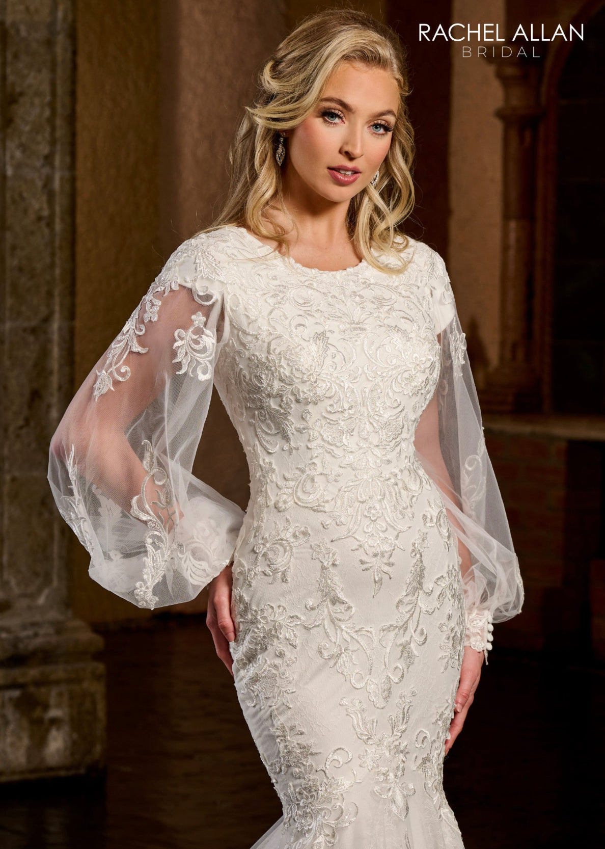 Tiffany RB4158 Modest Wedding Dress