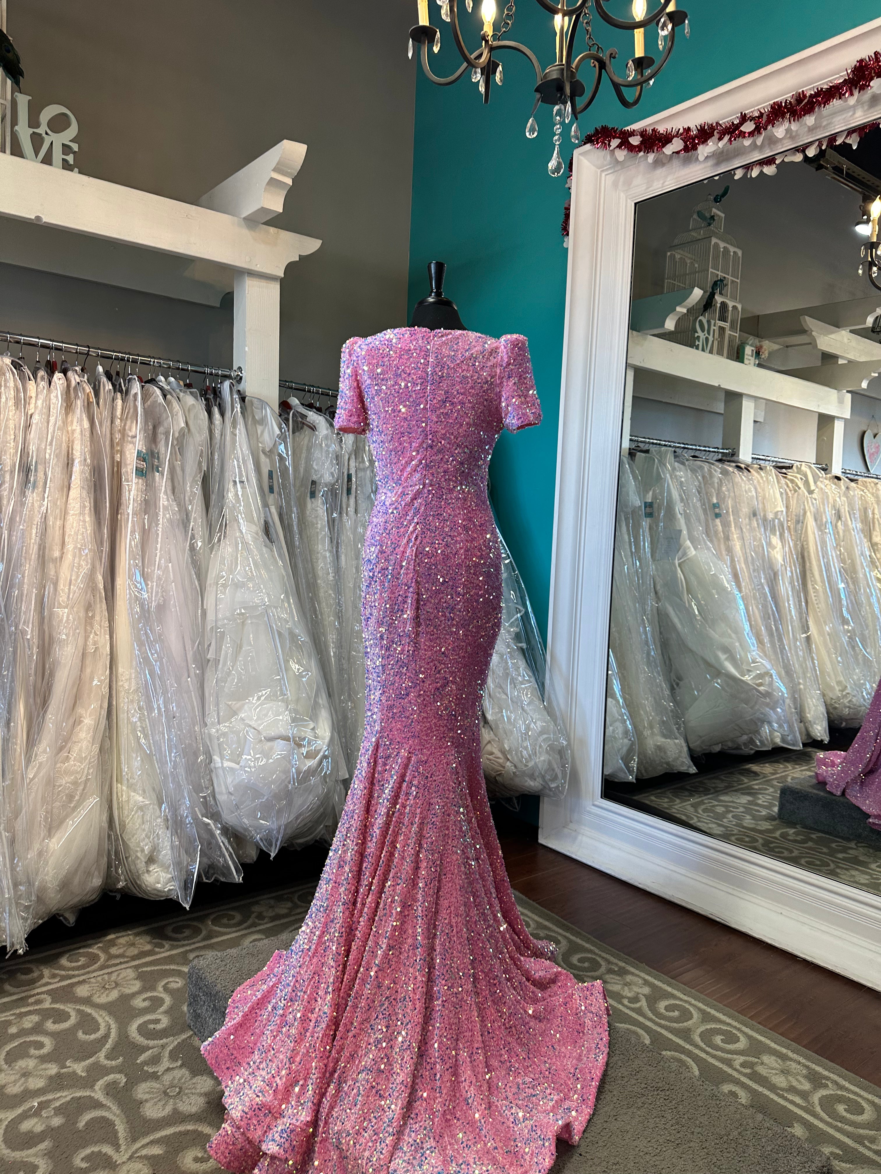 fitted lace wedding dress Simple Modest Spaghetti Straps Mermaid Long Prom Dresses, Evening dress,  SP382 – Simidress main image 0