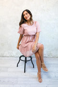 Kelsie Modest Midi in Carnation Pink