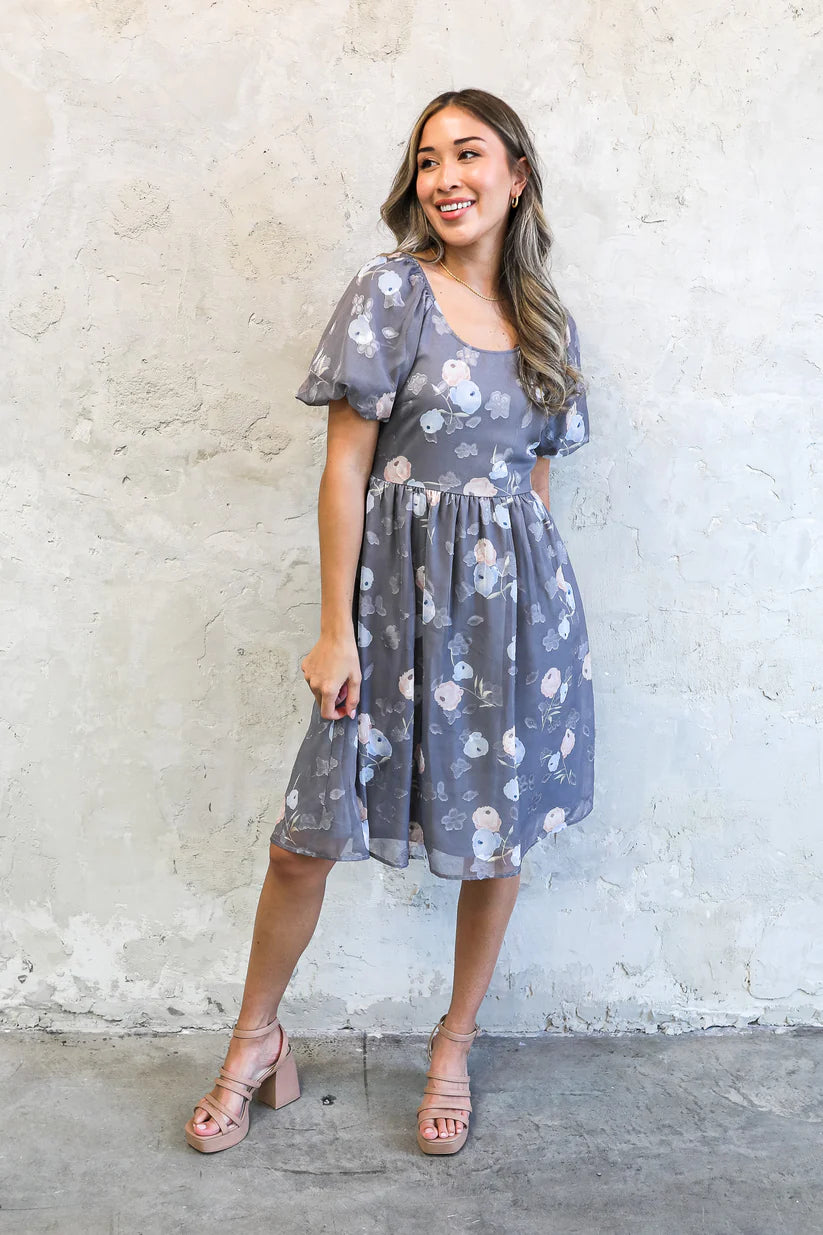 Women's Mikarose The Kristina Dress XLarge Dusty Gray Women's Mikarose The Kristina Dress XLarge Dusty Gray