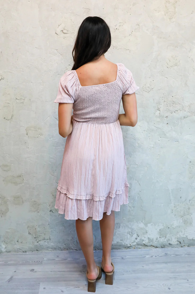 Lennon Modest Dress in Ballet Pink – A Closet Full of Dresses Lennon Modest Dress in Ballet Pink – A Closet Full of Dresses