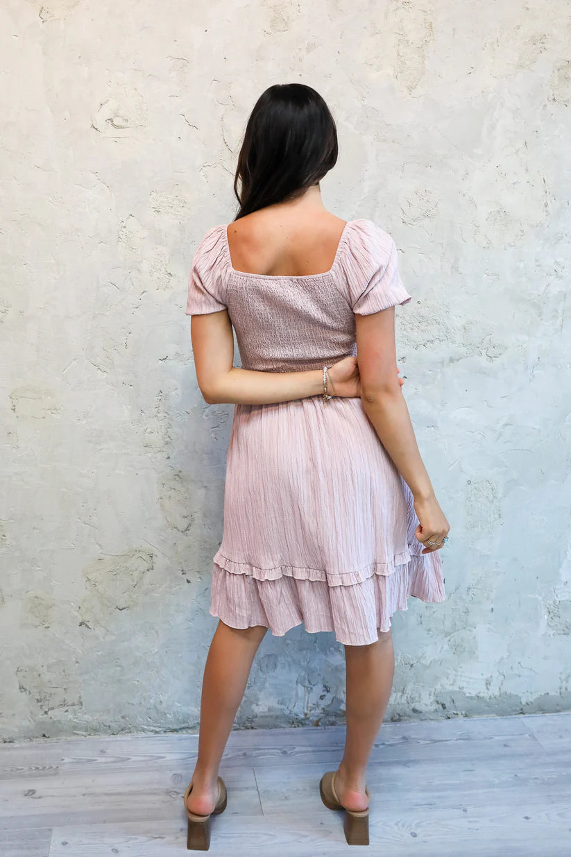 ballet pink dress Lennon Modest Dress in Ballet Pink – A Closet Full of Dresses