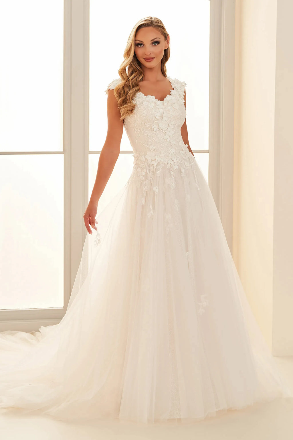 MOD1803 Modest Wedding Dress – A Closet Full of Dresses