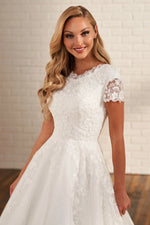 MOD216 Modest Wedding Dress