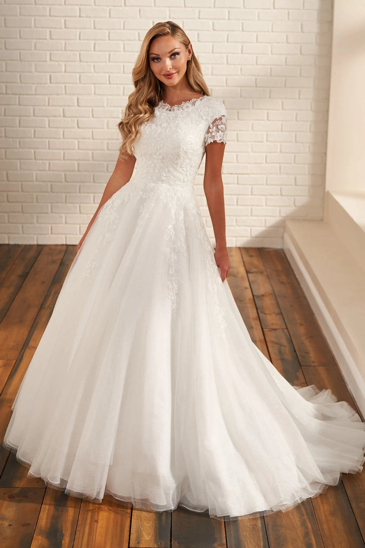 MOD216 Modest Wedding Dress