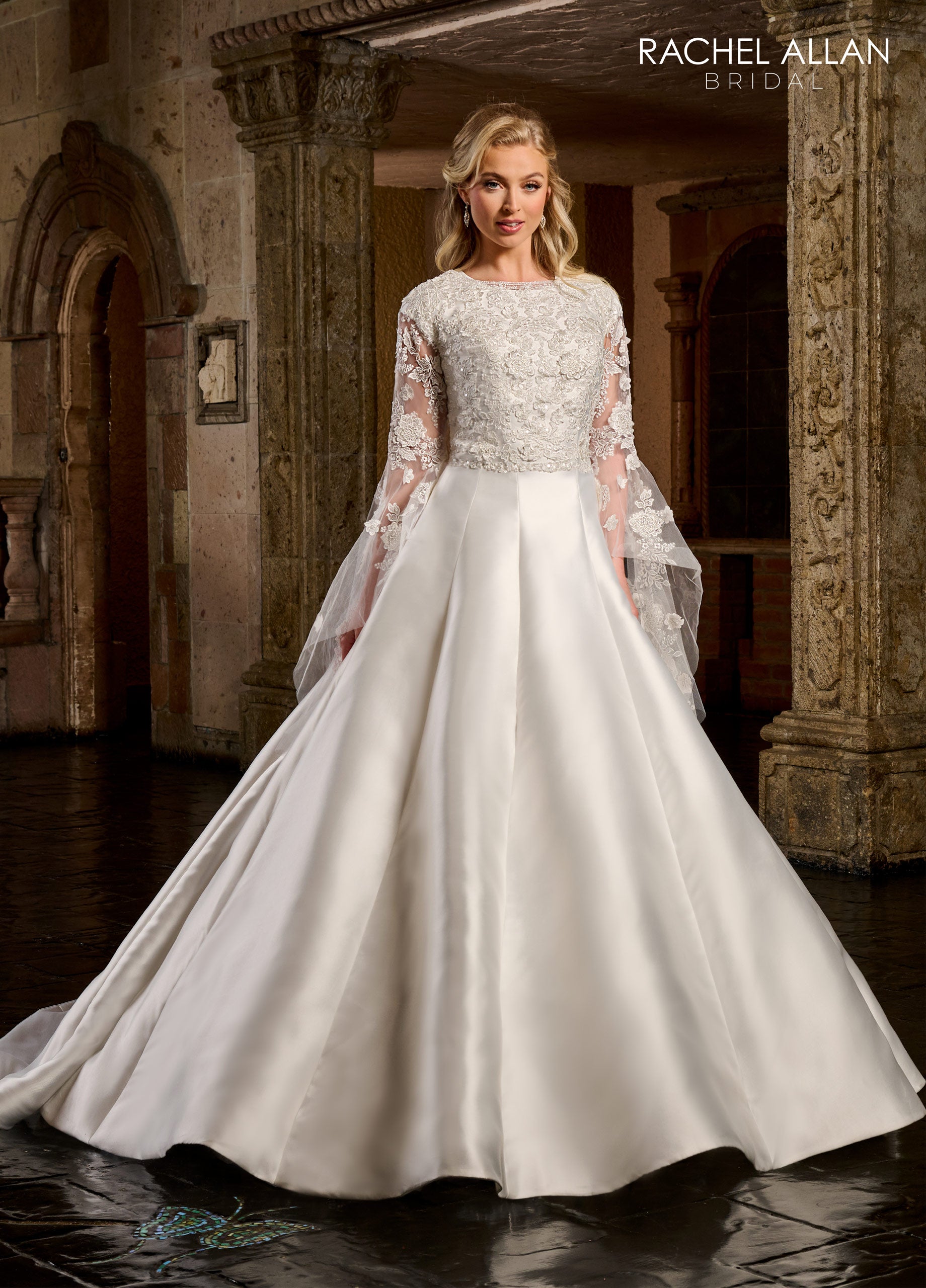 RB2167 Modest Wedding Dress Ivory Size 8 RB2167 Modest Wedding Dress Ivory Size 8