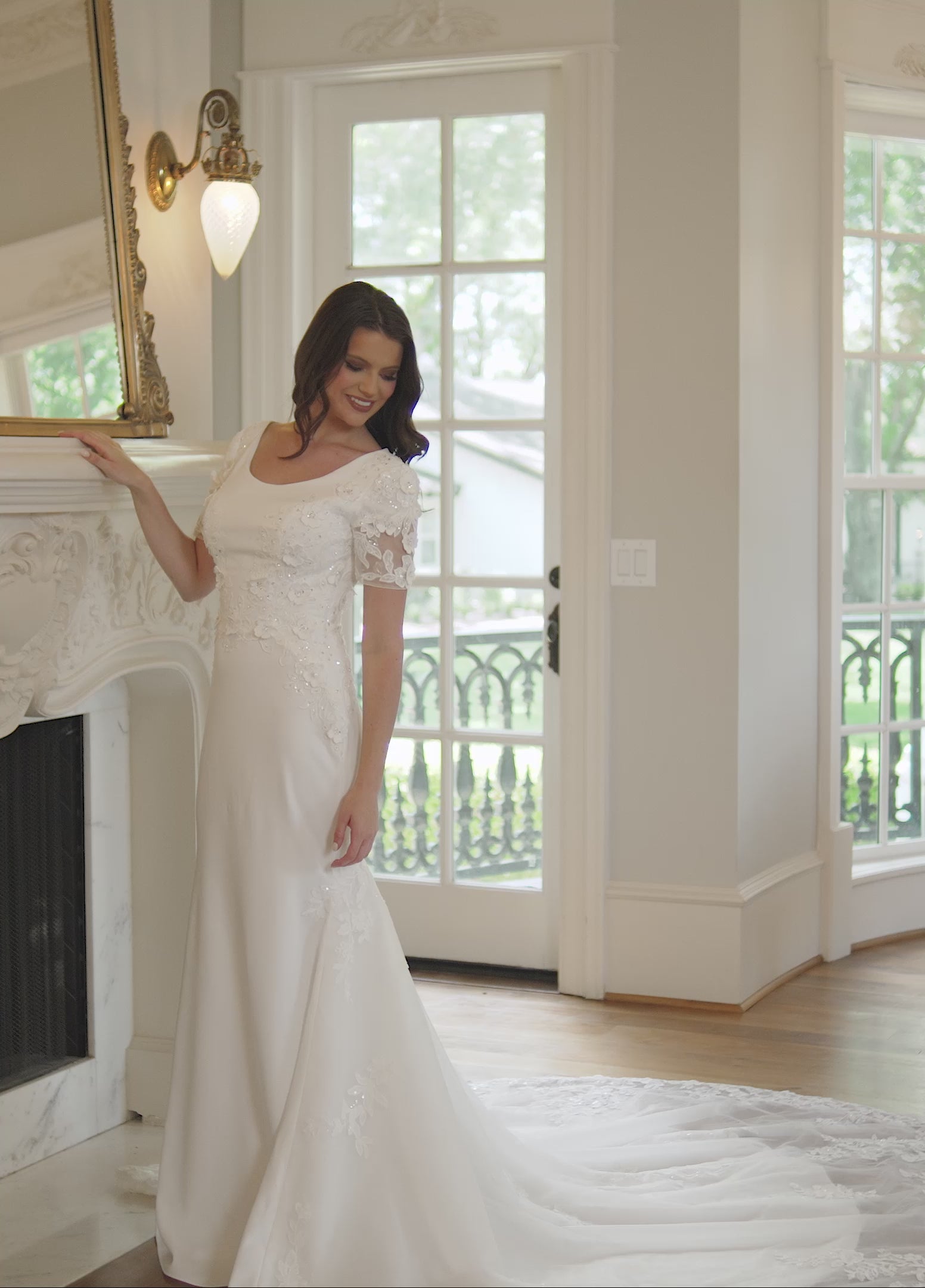 Estelle RB5041 Modest Wedding Dress