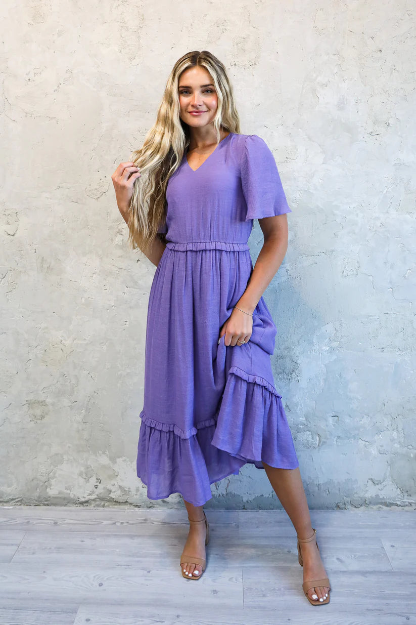 Mauve modest sales bridesmaid dresses