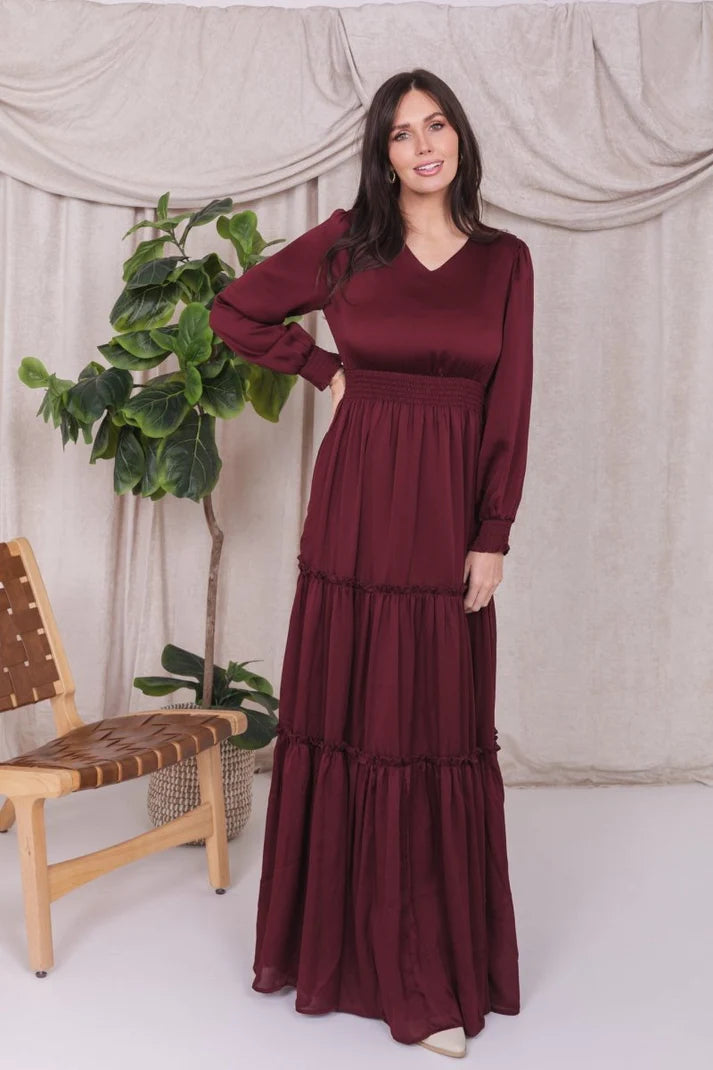 Anastasia Modest Maxi in Zinfandel Small Anastasia Modest Maxi in Zinfandel Small