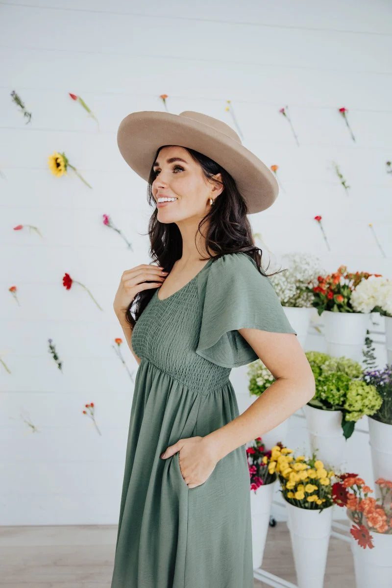 smoke green dress Smoke Green Heavy Industry Embroidered Bead Dress | Wardrobes By Chn