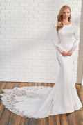 TR22182 Modest Wedding Dress