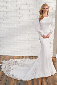 TR22182 Modest Wedding Dress