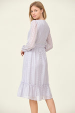 Rebekah Lavender Modest Midi Dress