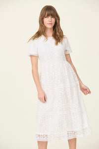 Rachel Ivory Midi Dress
