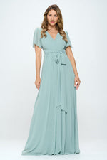 Madeline Modest Maxi in Sage