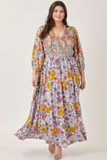 Everleigh Floral Maxi in Light Sage
