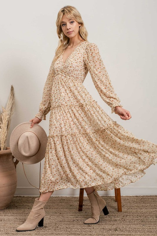 Phoebe Modest Maxi in Cream Medium
