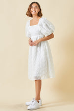Alice Babydoll Dress in Off White