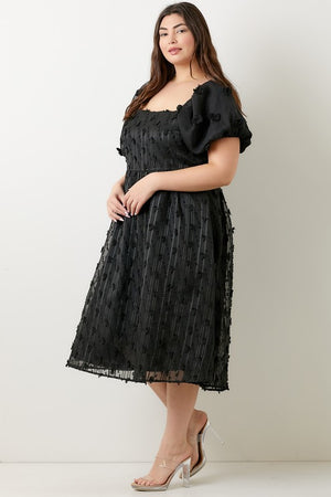 Alice Babydoll Dress in Black