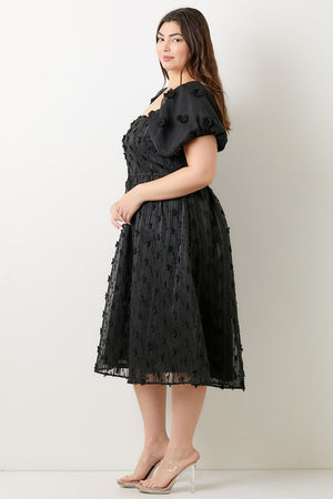 Alice Babydoll Dress in Black