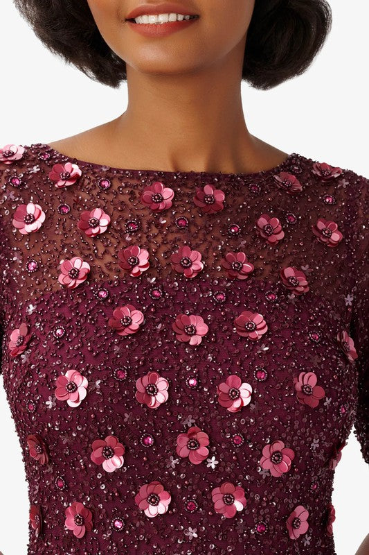 adrianna papell long sleeve beaded dress Amazon.com: Adrianna Papell, Long Sleeve Bead Long Dress, Marble, 4 : Clothing, Shoes & Jewelry