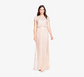 Blouson Beaded Maxi in Blush Gold