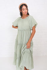 Serena Modest Maxi in Seacrest Green
