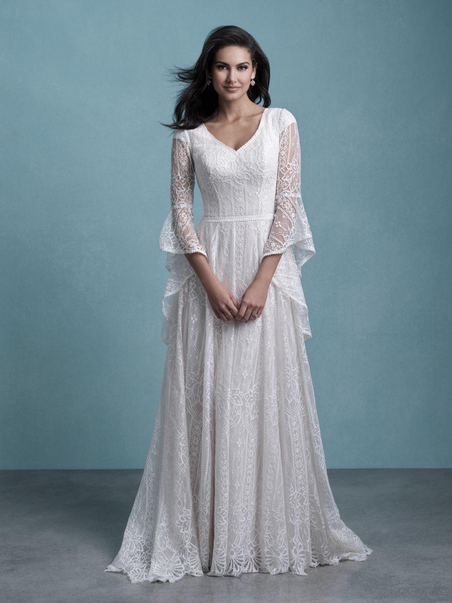 Allure M653 Modest Wedding Dress