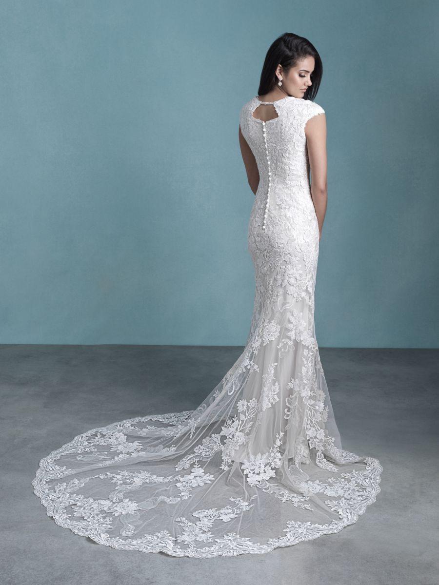 Allure M654 Modest Wedding Dress