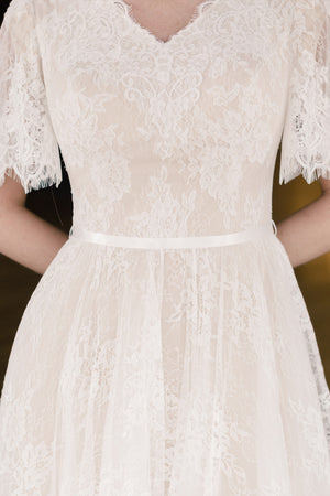 TR22058 Modest Wedding Dress