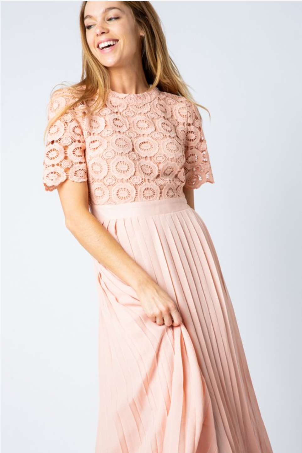 Eva Modest Maxi Dress Close from A Closet Full of Dresses