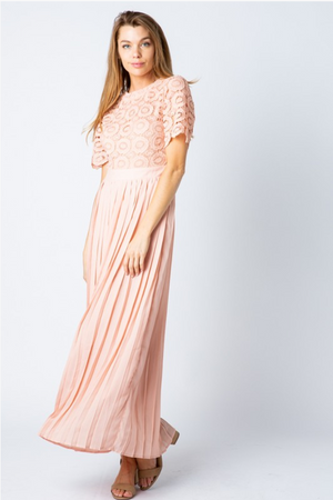Eva Modest Maxi Dress Side from A Closet Full of Dresses