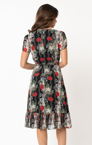 Mayflower Modest Casual Dress Back from A Closet Full of Dresses