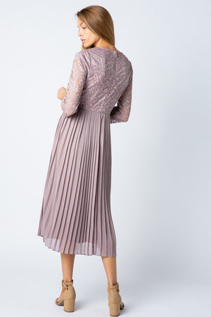 Isla Lavender Modest Casual Dress from A Closet Full of Dresses