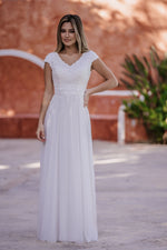 M692 Modest Wedding Dress