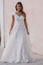 M697 Modest Wedding Dress